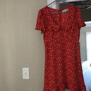 Molly Bracken short sleeve ruffle dress